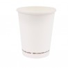 Bicchiere in carta - 350 ml - bianco - Signor Bio - conf. 50 pezzi