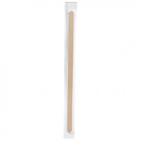 Palettina caffè - in busta singola - 11 cm - legno - Signor Bio - conf. 100 pezzi