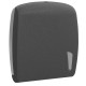 Dispenser asciugamani Skin - piegati a C e Z - 34,5 x 11,2 x 30,6 cm - 450 fogli - pietra - Mar Plast