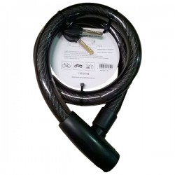 Lucchetto cavo corazzato - a 2 chiavi - Ø 25 x 100 mm - Metalplus