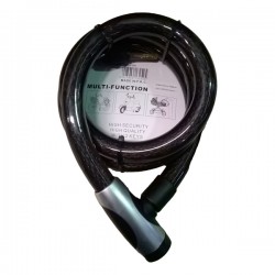 Lucchetto cavo corazzato - a 2 chiavi - Ø 25 x 150 mm - Metalplus