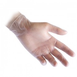 Guanti in vinile R36 - s/polvere - tg L - bianco - Reflexx - conf. 100 pezzi