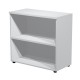 Armadio modulare - basso a giorno - 90 x 44 x 85 cm - grigio
