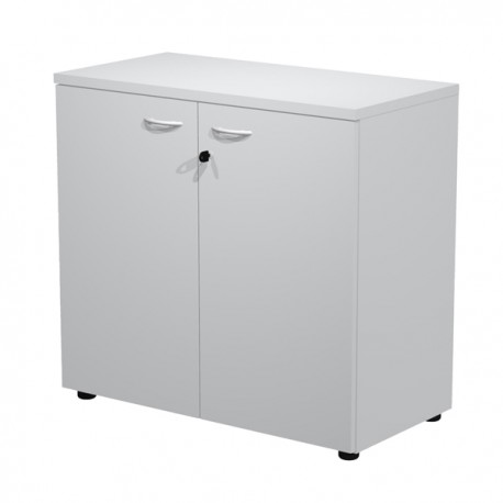 Armadio modulare - ante battenti - 90 x 44 x 85 cm - grigio
