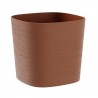Vaso quadrato Capri - 26 L - terracotta - TeraPlast