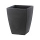 Vaso Quadro Veneto - 56 L - PE - antracite - TeraPlast