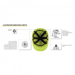 Elmetto da cantiere Diamond VI Wind - giallo - Deltaplus