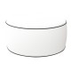 Pouf Ottoman - 23 x 53 cm - bianco - King Collection