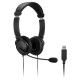 Cuffie stereo - con microfono e controllo del volume - connessione USB-A - Kensington