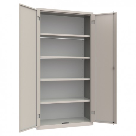 Armadio contenitore monoblocco - 100 x 45 x 200 cm - grigio chiaro - Armet