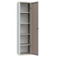 Armadio multiuso monoblocco - 42 x 33 x 180 cm - grigio chiaro - Armet