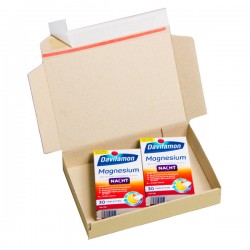 Scatola per spedizione Grass Box - A5 - 24 x 16,2 x 4 cm - grigio - Bong Packaging - conf. 50 pezzi