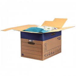 Scatola SmoothMove Prime Fastfold - per traslochi - 127 L - cartone - Bankers Box