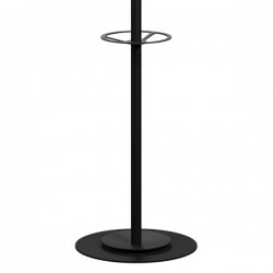 Appendiabiti Easycloth Black Edition - 8 posti - acciaio - nero - Paperflow