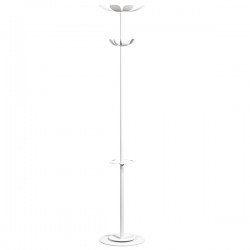 Appendiabiti Easycloth White Edition - 8 posti - acciaio - bianco/nero - Paperflow