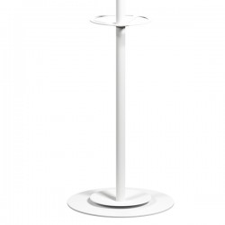 Appendiabiti Easycloth White Edition - 8 posti - acciaio - bianco/nero - Paperflow