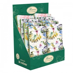 Bustina Nature Flowers - 22 x 10 cm - tessuto - fantasie assortite - Pigna