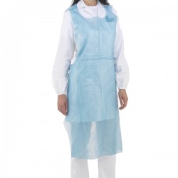 Grembiulino detectabile - in rotolo - taglia unica - PP - blu - conf. 100 pezzi