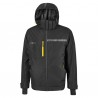 Giacca Wink - idrorepellente - taglia L - nero/giallo - U-Power