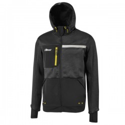 Felpa Galaxy - taglia XXL - nero/giallo - U-Power