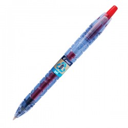 Roller gel a scatto B2P Begreen - punta 0,7 mm - rosso - Pilot