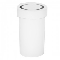 Porta spazzolino - PVC - bianco - Laminart
