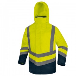 Parka 5 in 1 Optimum 3 alta visibilità - taglia M - giallo fluo - Deltaplus