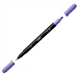 Evidenziatori dual tip Intensity - colori assortiti - Bic - conf. 6 pezzi
