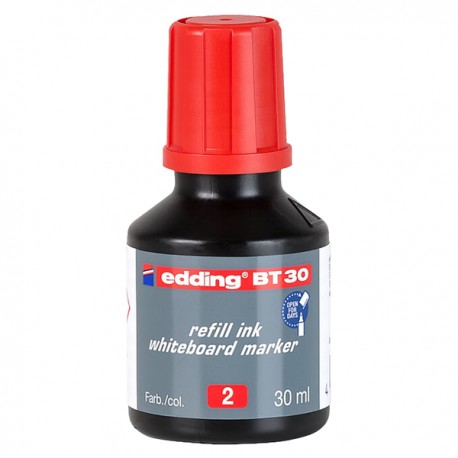 Ricarica inchiostro marcatore BT30 - 30 ml - rosso - Edding