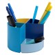 Portapenne modulare The Quarter Bee Blue - 12 x 12 x 8,3 cm - multicolore - Exacompta