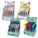 Box penne cancellabili - 4 expo da banco - fantasie assortite - Lebez - conf. 144 pezzi
