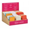 Espositore 750 biglietti + 750 buste - formato 4 e 9 - bianco/colori assortiti - Rex Sadoch