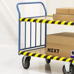 Profilo paracolpi P30 - per superfici tubolari - giallo/nero - Durable