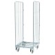 Roll container - 2 sponde laterali - con cinghia - 70 x 80 x 179 cm - Tecnotelai