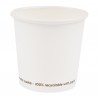 Bicchiere in carta - 200 ml - bianco - Signor Bio - conf. 50 pezzi