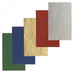 Busta regalo Natale - 35 x 50 cm - 45 gr - carta - 5 colori assortiti - PNP - conf. 25 pezzi