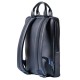 Zaino slim Gate Trended - 28 x 38 x 10 cm - ecopelle - blu - In Tempo