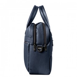 Borsa Gate Trended - con manici - 41 x 30 x 15 cm - ecopelle - blu - In Tempo