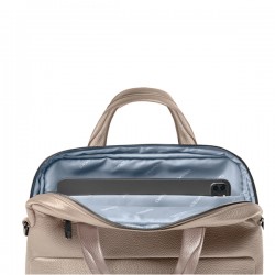 Borsa slim Gate Trended - con manici - 41 x 30 x 7 cm - ecopelle - blu - InTempo