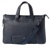 Borsa espandibile Gate Trended - con manici - 41 x 30 x 7 cm - ecopelle - blu - In Tempo