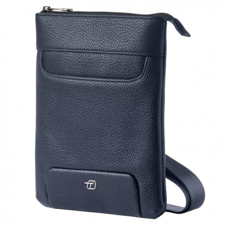 City bag piccola Gate Trended - 20 x 26 x 2 cm - ecopelle - blu - In Tempo