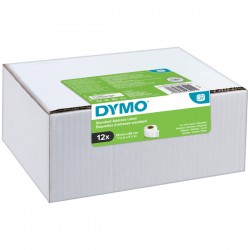 Rotolo 130 etichette LW 2093091 - 28 x 89 mm - carta - indirizzi standard - bianco - Dymo - value pack 12 pezzi