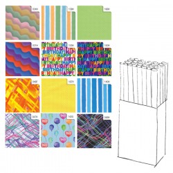 Rotolo carta regalo Raso Colors - 2 x 0,70 m - Rex Sadoch