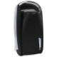 Dispenser per carta igienica interfogliata Skin Carbon - piegata a V e Z - 32,8 x 13,5 x 16,5 cm - 550/450 fogli - nero - Mar Pl