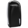 Dispenser per carta igienica interfogliata Skin Carbon - piegata a V e Z - 32,8 x 13,5 x 16,5 cm - 550/450 fogli - nero - Mar Pl