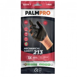 Guanti mechanical Safety Palmpro Xtraflex Prime 213 - taglia M - arancione/nero - Icoguanti