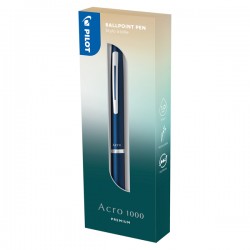 Penna a sfera scatto Acro 1000 - punta 1.0 mm - fusto blu scuro - Pilot