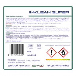 Detergente sgrassatore Inklean Super - menta - 5kg - Livrex