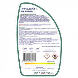 Detergente sgrassatore Inklean Super - menta - 750ml - Livrex