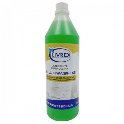 Detergente Ellewash 12 per piatti - 1L - limone - Livrex